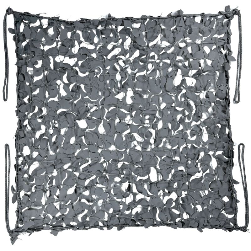 Voile d'ombrage camouflage gris