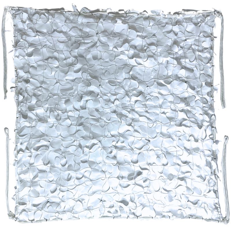 Voile d'ombrage camouflage blanc