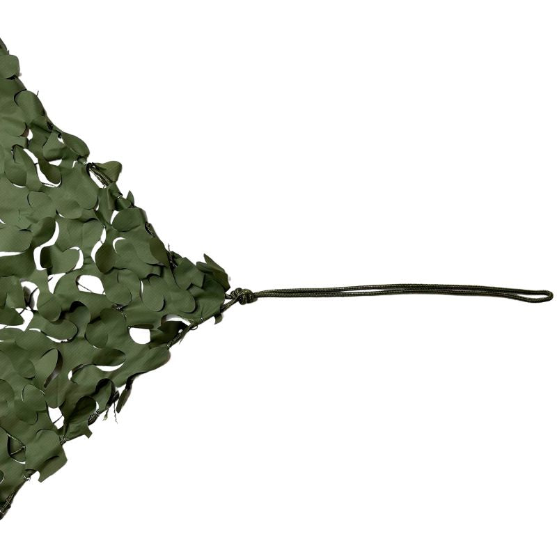 Voile d'ombrage camouflage triangulaire vert