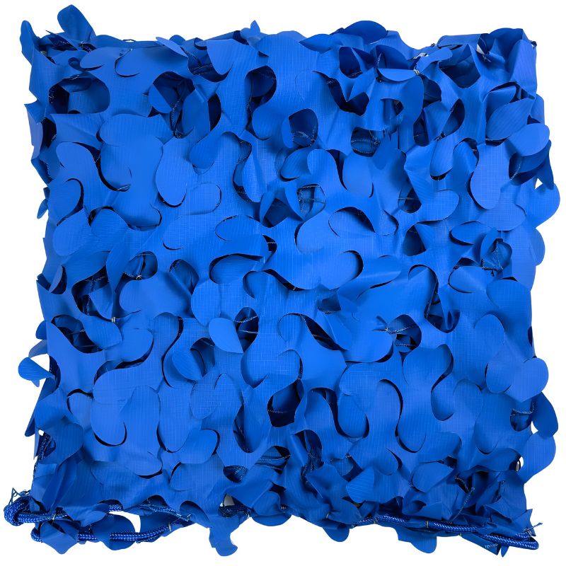 Voile d'ombrage camouflage bleu