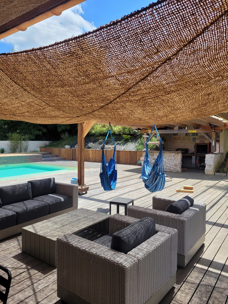 Voile d'ombrage en fibre de coco