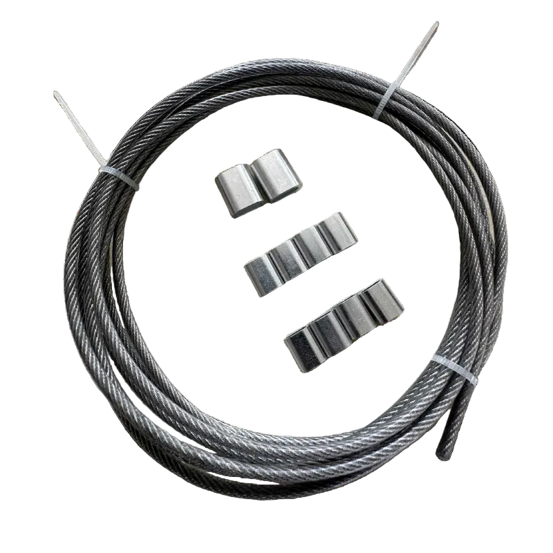 Câble acier pour voile d'ombrage camouflage