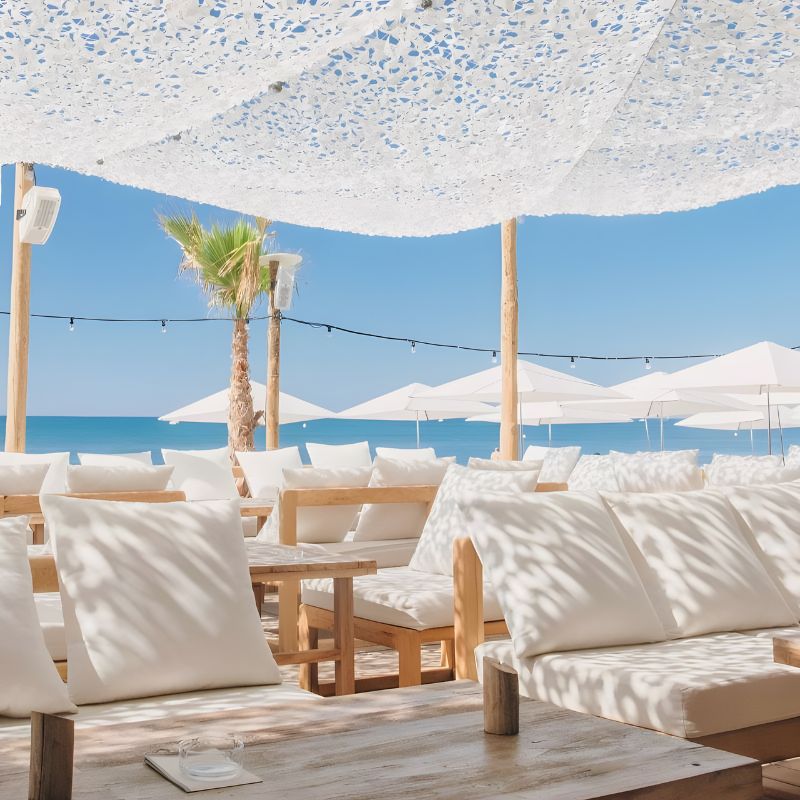 Voile d'ombrage camouflage blanc