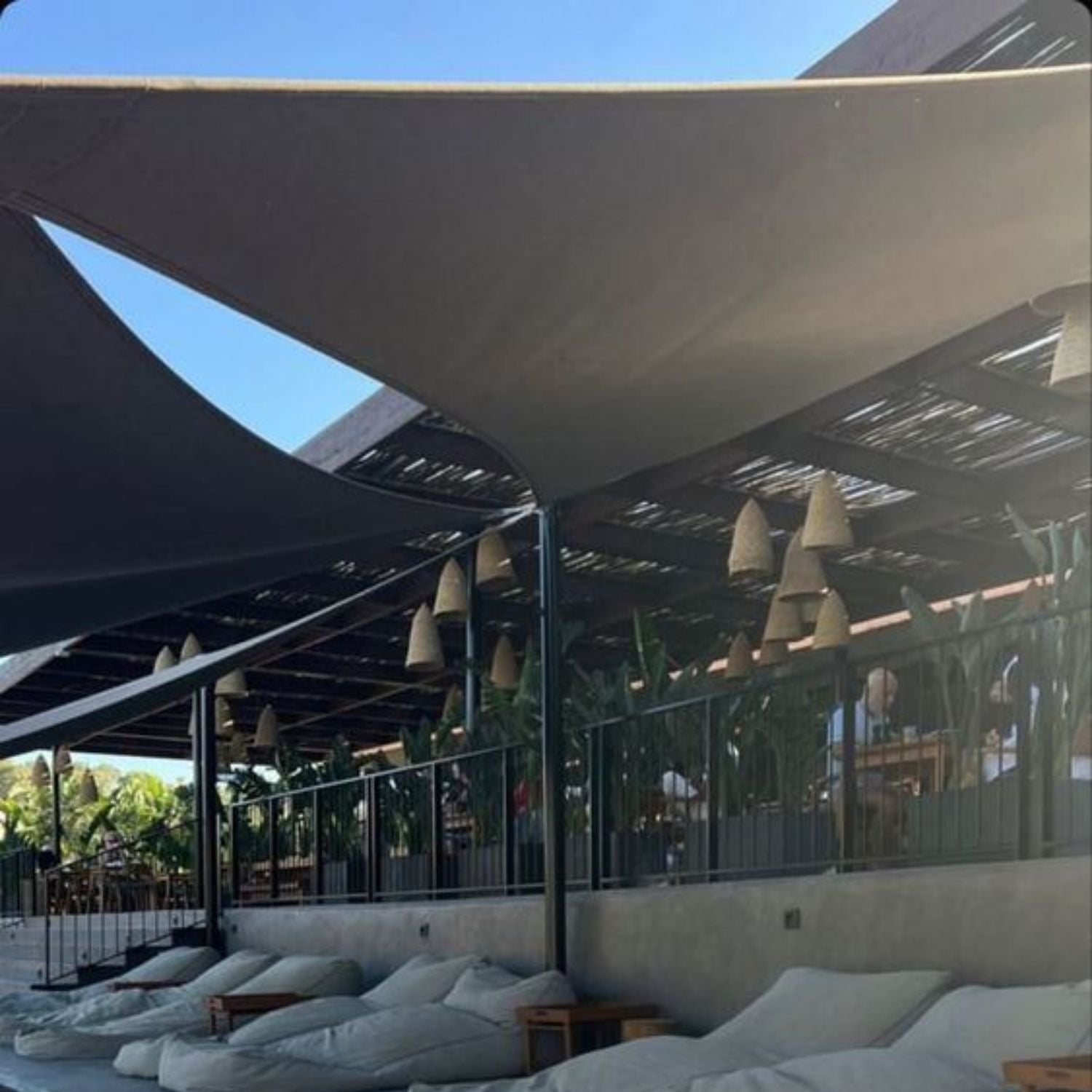 Voile d'ombrage gris