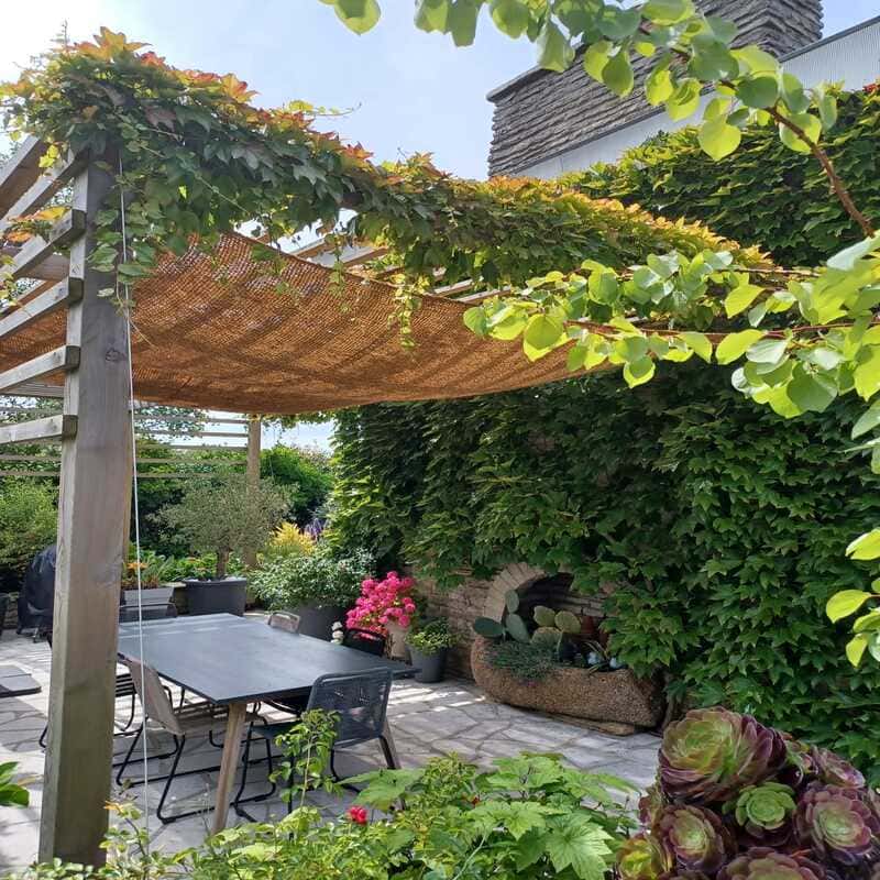 Voile d'ombrage en fibre de coco