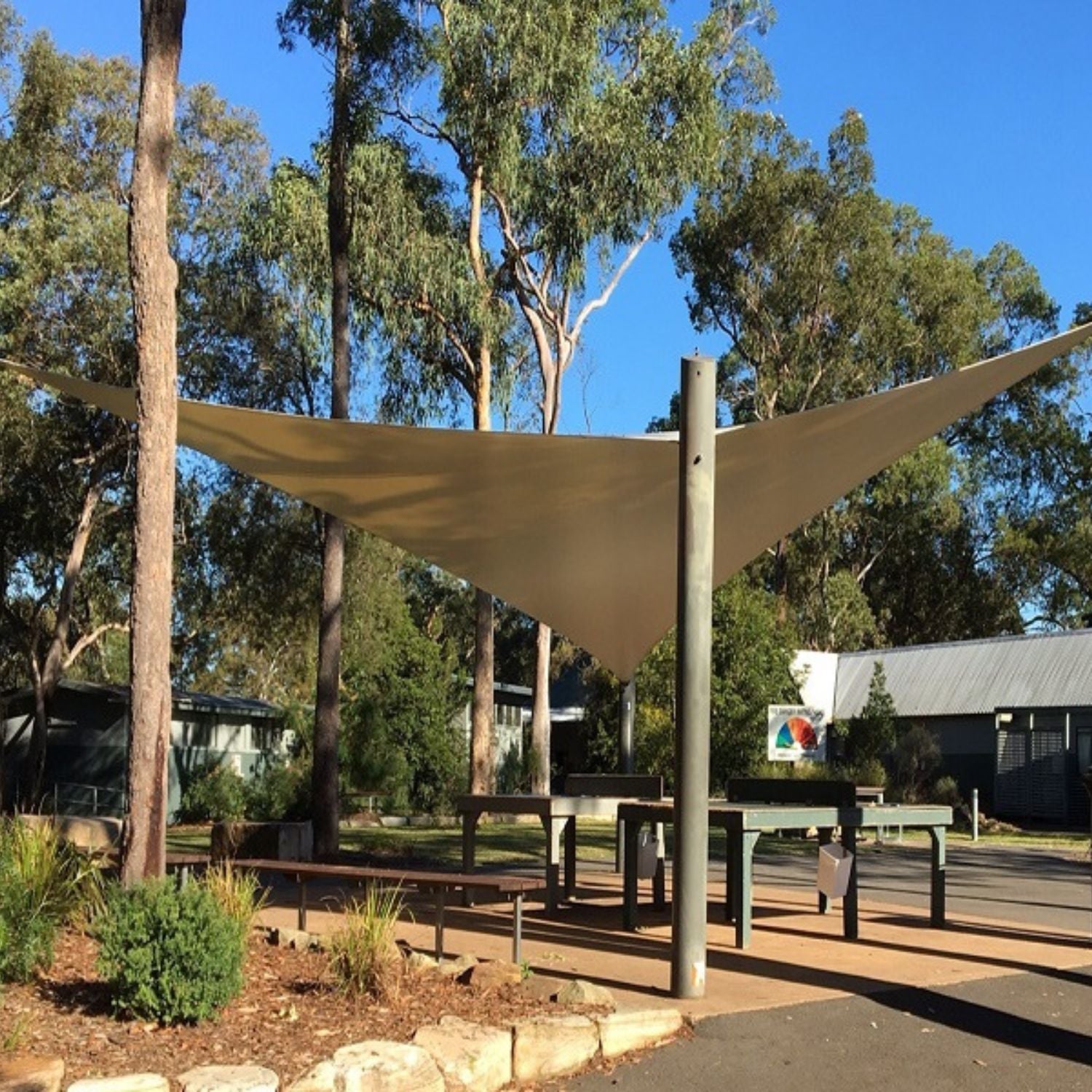 Bache d'ombrage sable