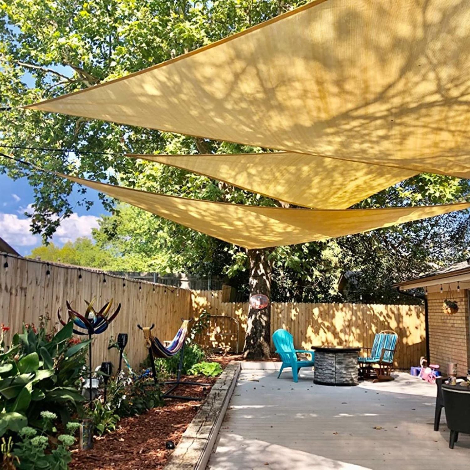 Voile d'ombrage sable