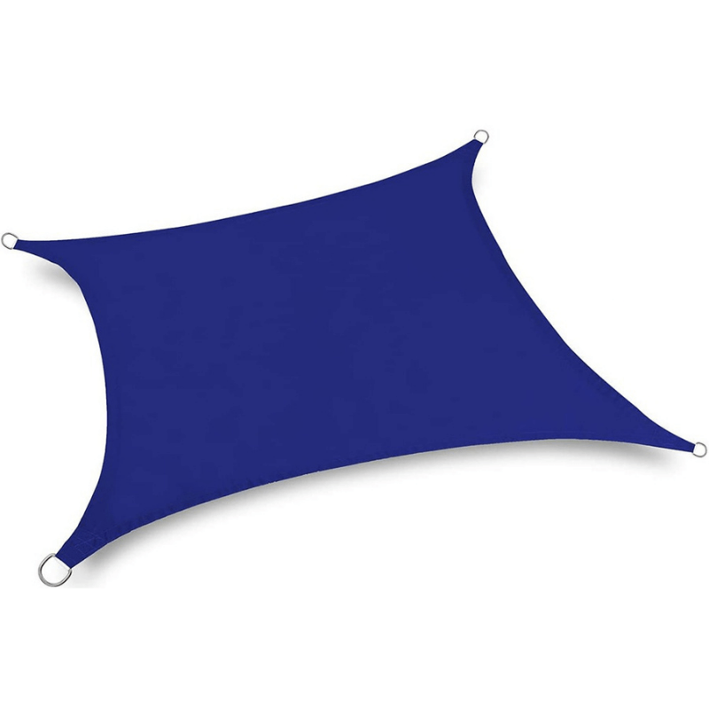 Voile d'ombrage Carré Bleu