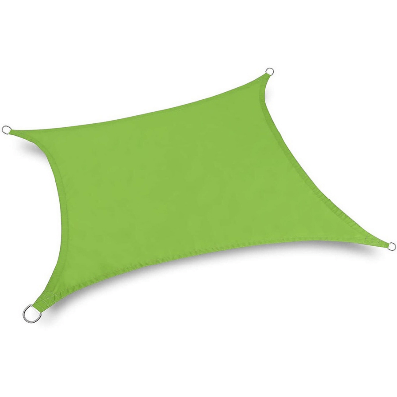 Voile d'ombrage Rectangulaire Verte