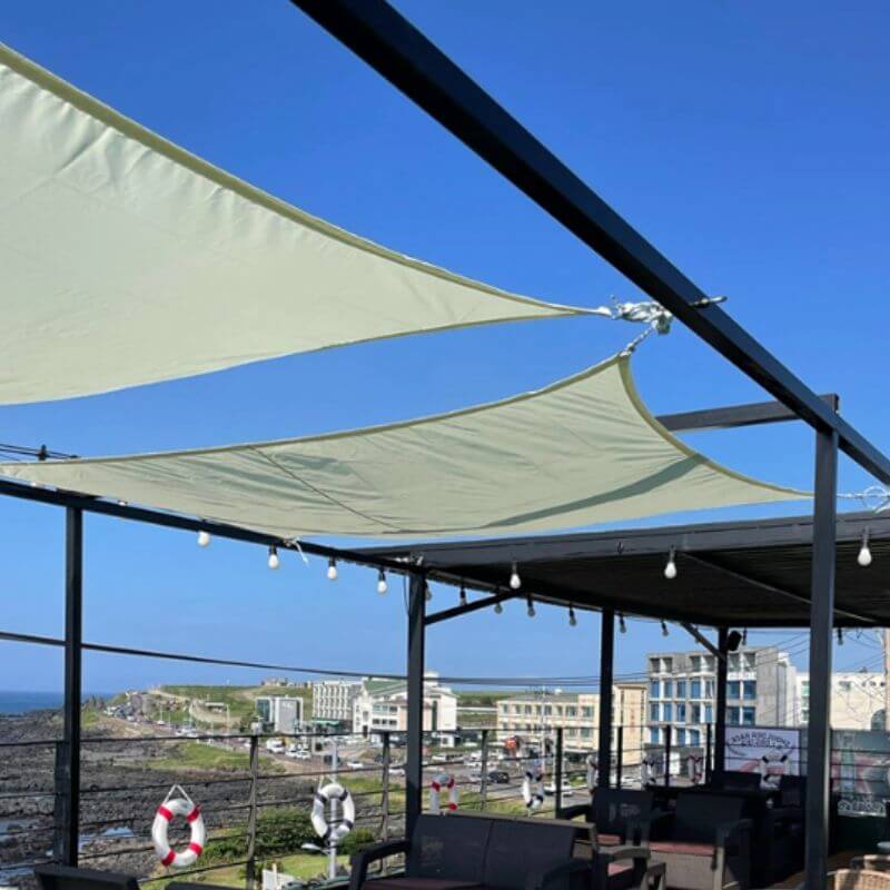 Voile d'ombrage Carré Beige