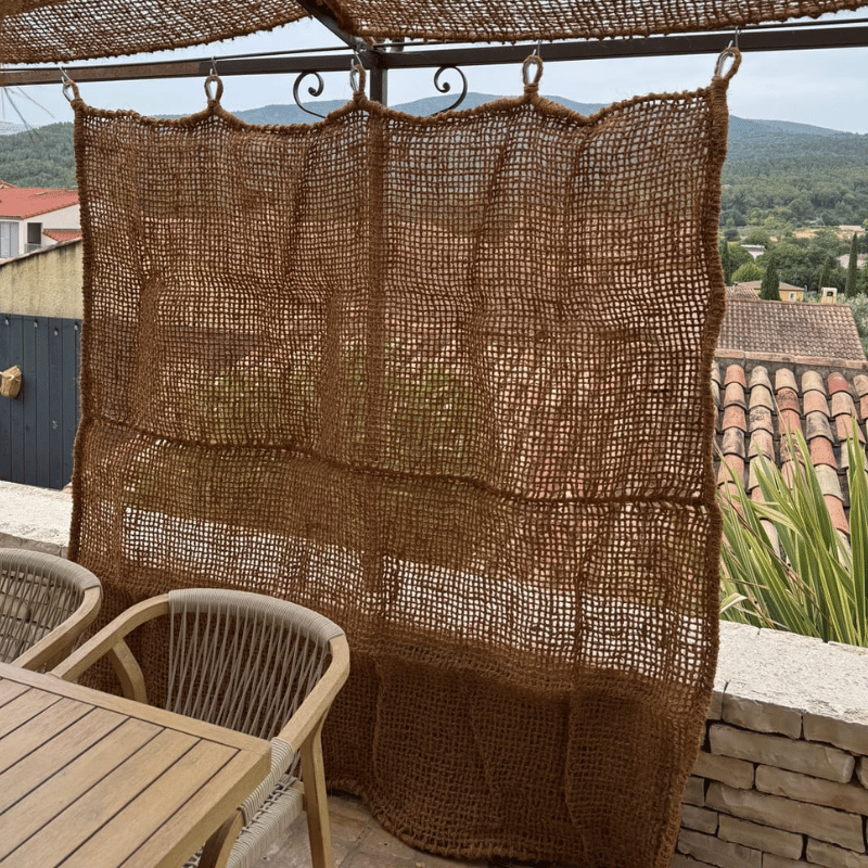 Rideau en fibre de coco
