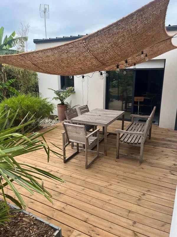 voile d'ombrage en fibre de coco