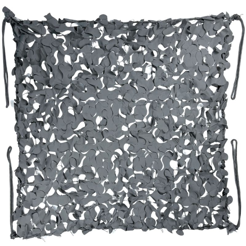 Voile d'ombrage camouflage gris