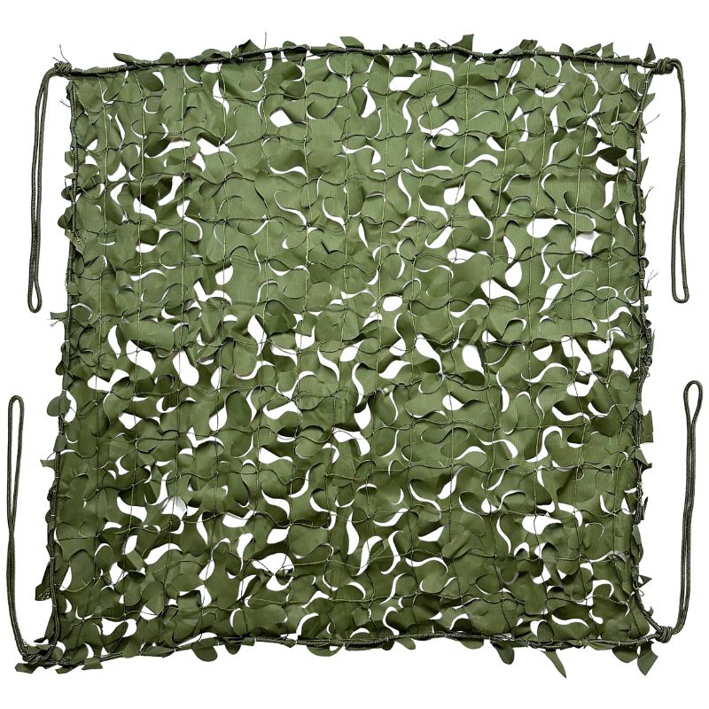 Voile d'ombrage camouflage vert