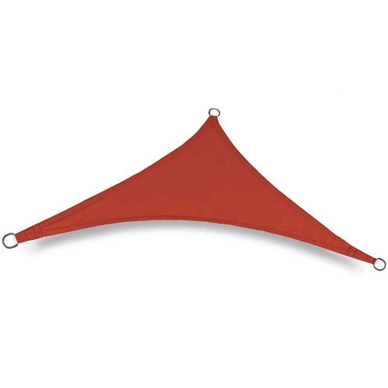 Voile d'ombrage Triangulaire Rouge
