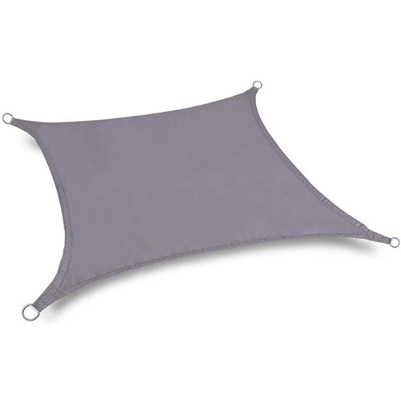 Voile d'ombrage Rectangulaire Grise
