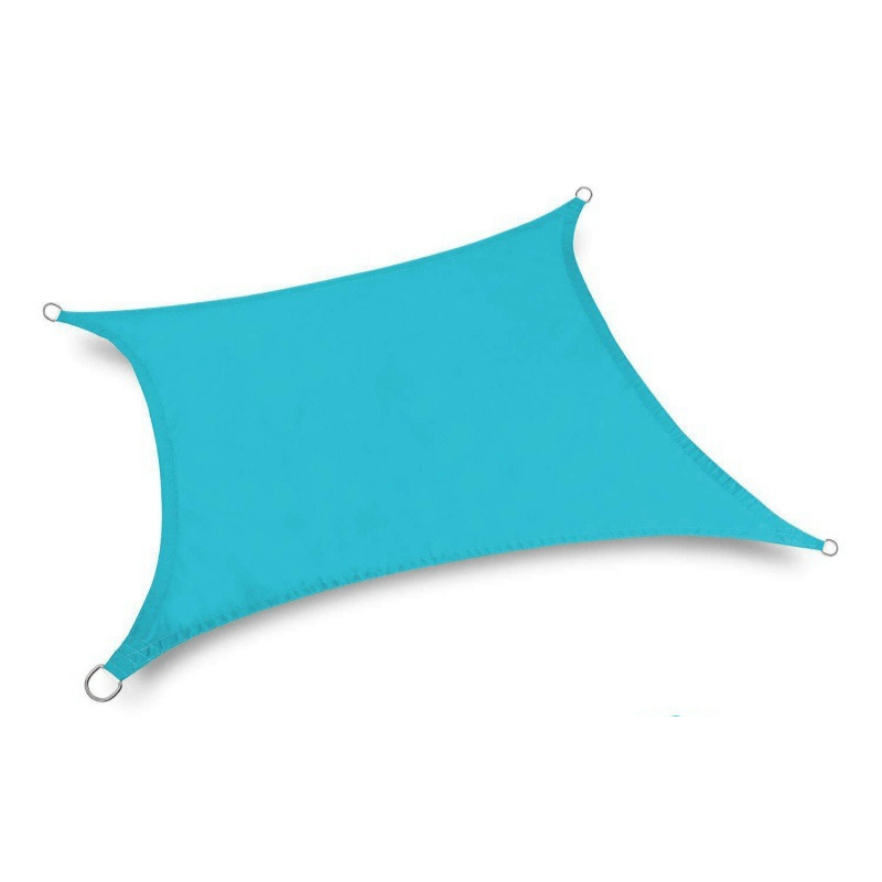 Voile d'ombrage Rectangulaire Turquoise