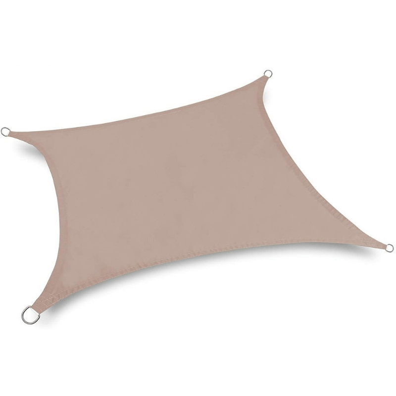 Voile d'ombrage Carré Taupe